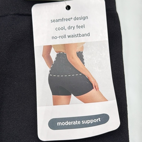 NWT Jockey Skimmies High-Waist Mid-Thigh Shaper Shorts – Black, Size M - Picture 6 of 11